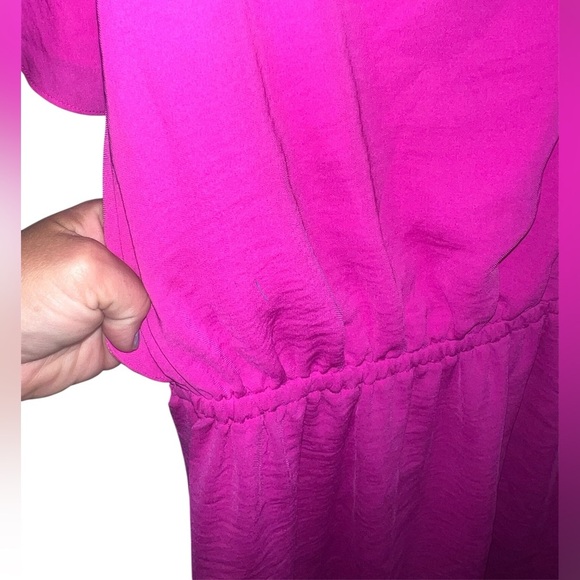 Banana Republic Flutter‑Sleeve Dress 12 | Elastic Waist | Flattering Fit & Flow - Picture 3 of 7